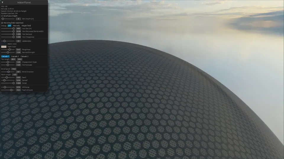 Hex-tile debug