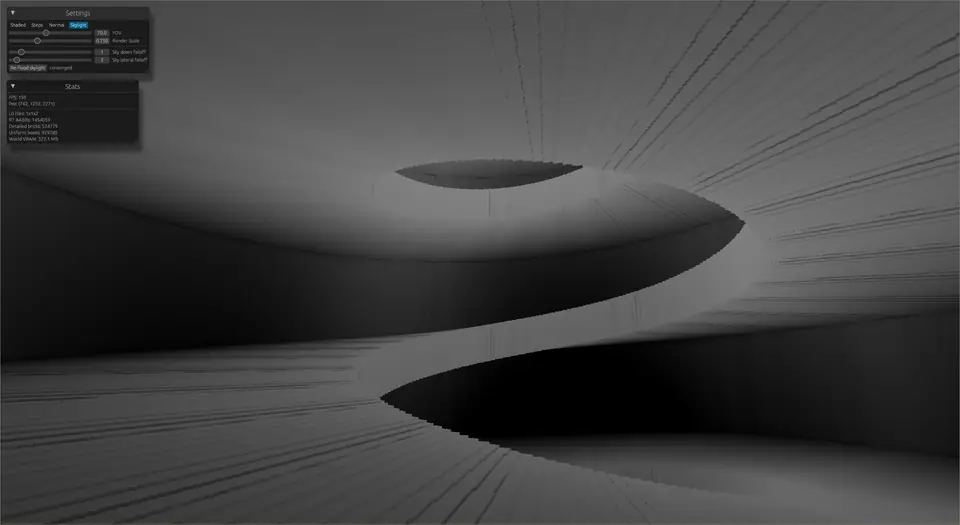 Per-Voxel-Face Irradiance Caching, capture 4